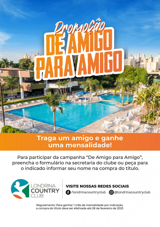 Arte Promoção Leve um Amigo